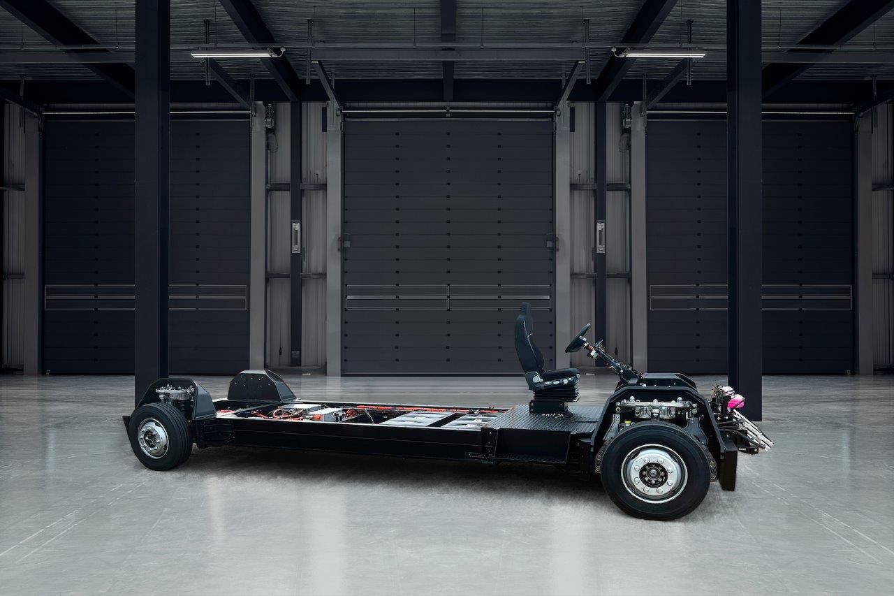 A software-defined, by-wire EV platform for customizable Class 4-5 delivery vehicles